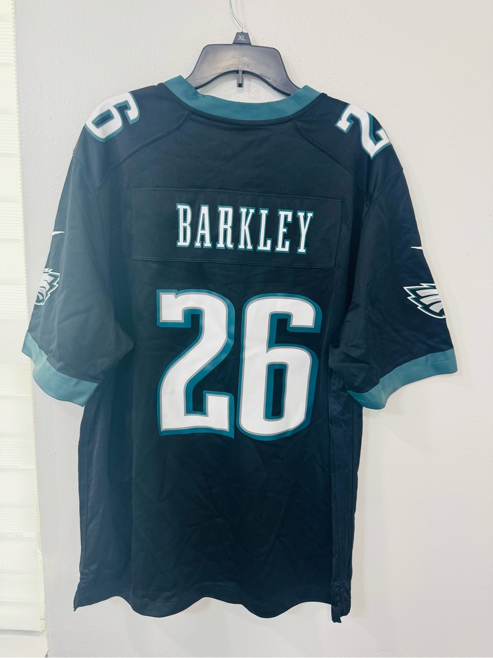 Nike Philadelphia Eagles Black Teal #26 Jersey - Picture 2 of 2